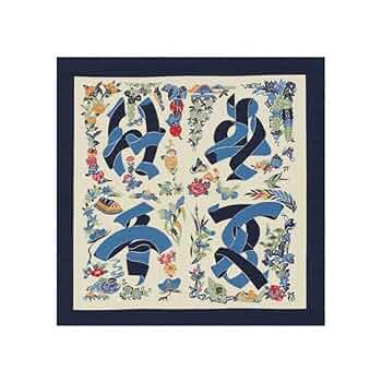 Amazon.co.jp: 風呂敷 芹沢銈介作品 布文字春夏秋冬文（白）約90